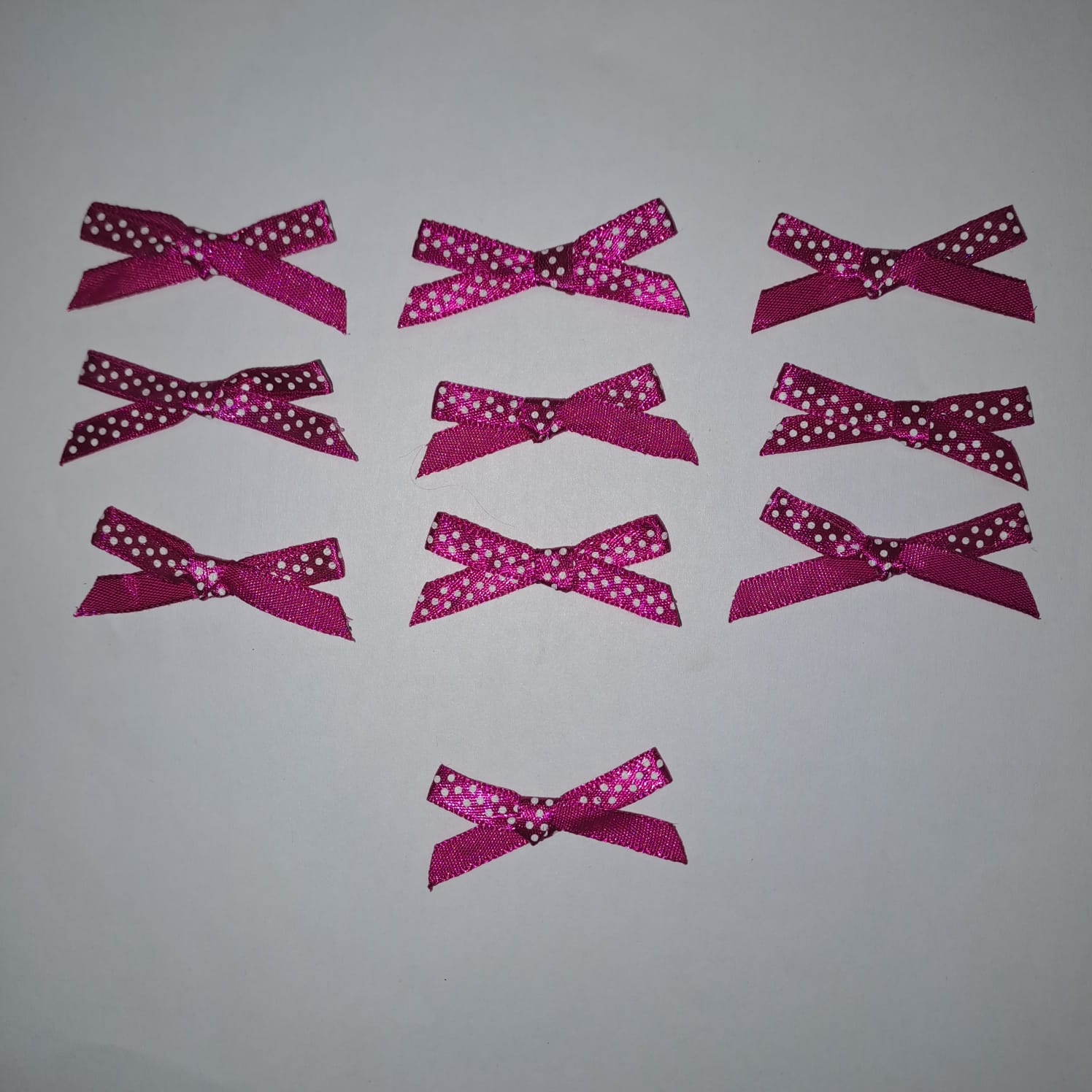 Bows - Magenta Polkadots