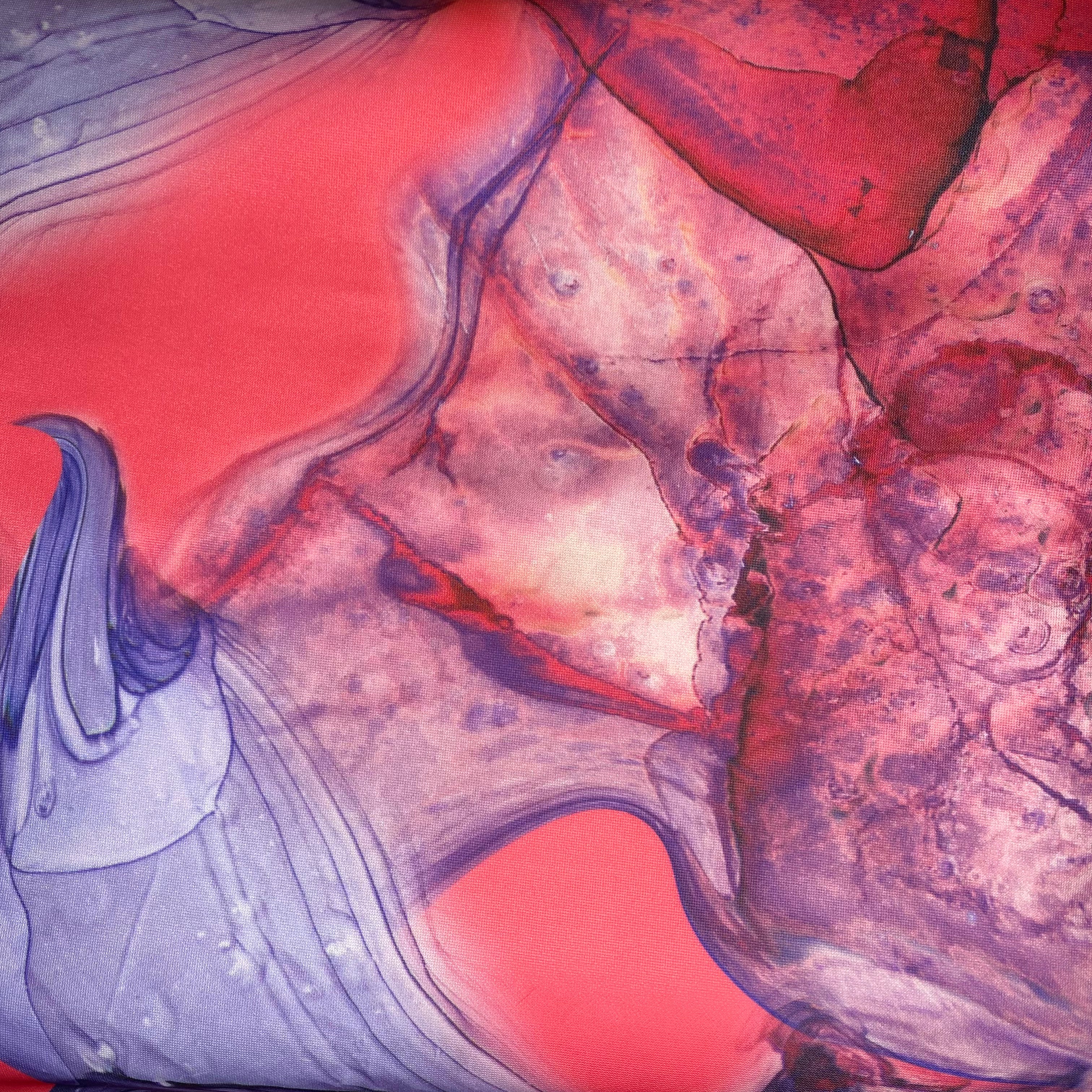 Scuba Cerise Pink Abstract