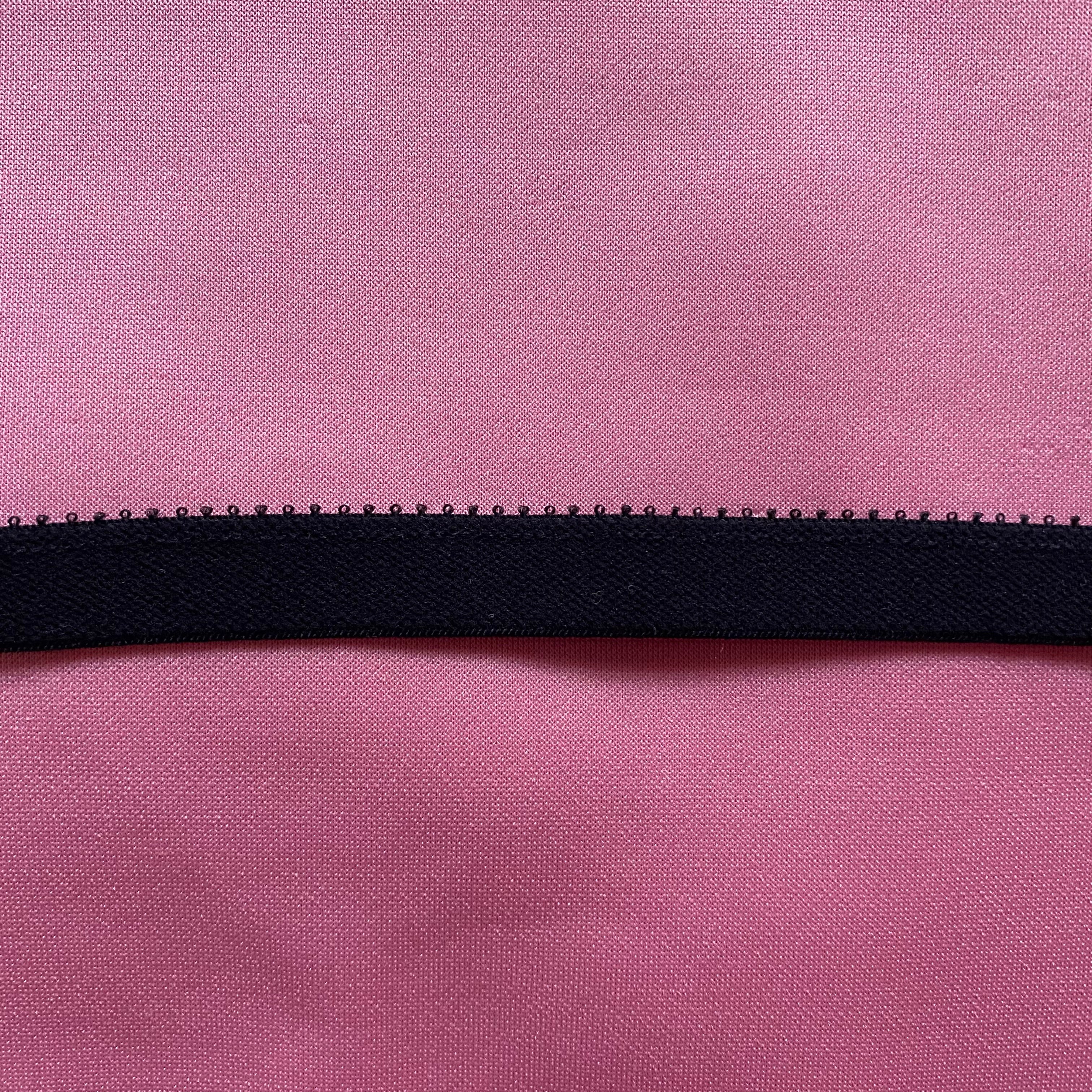 Picot Elastic Black