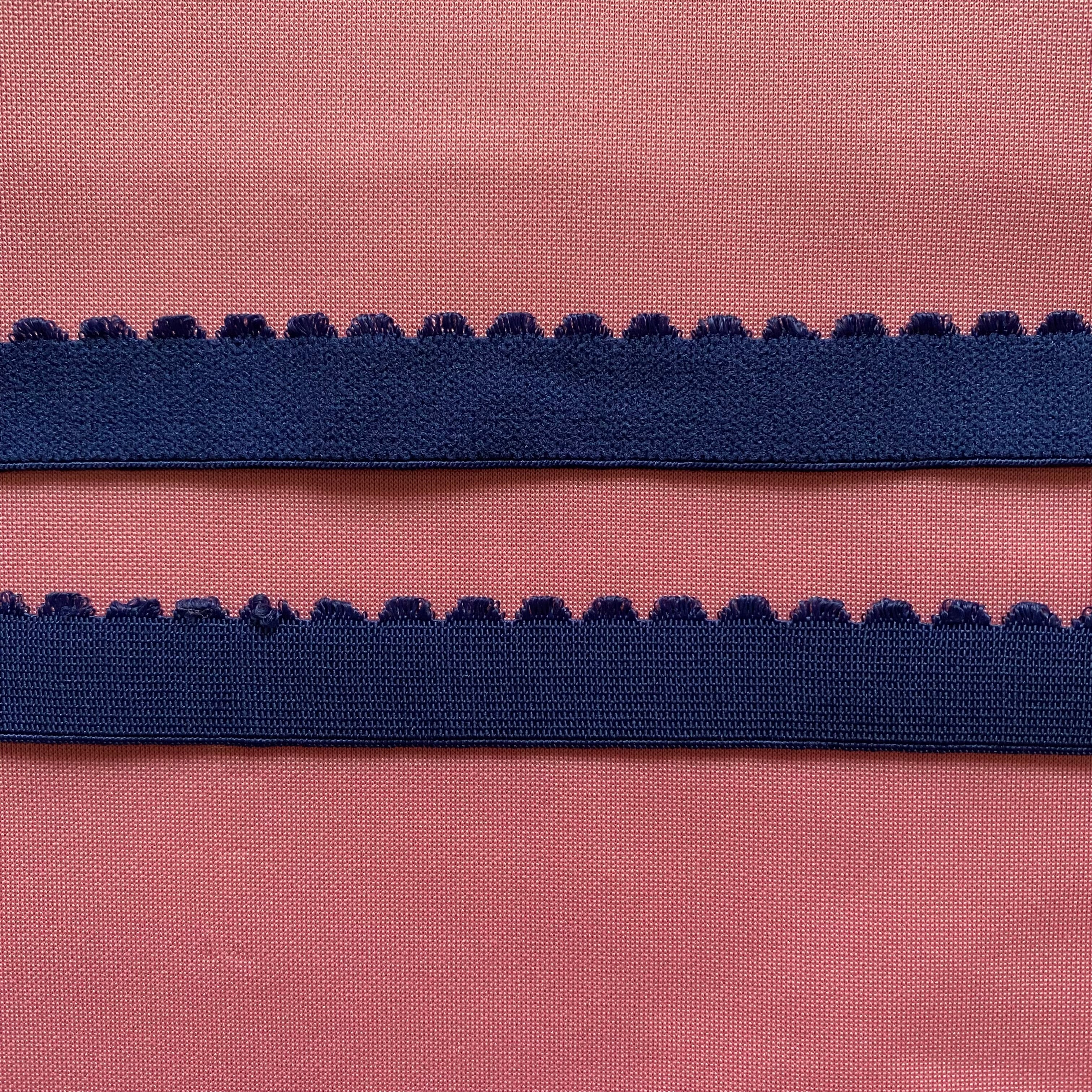 Scallop Elastic Navy