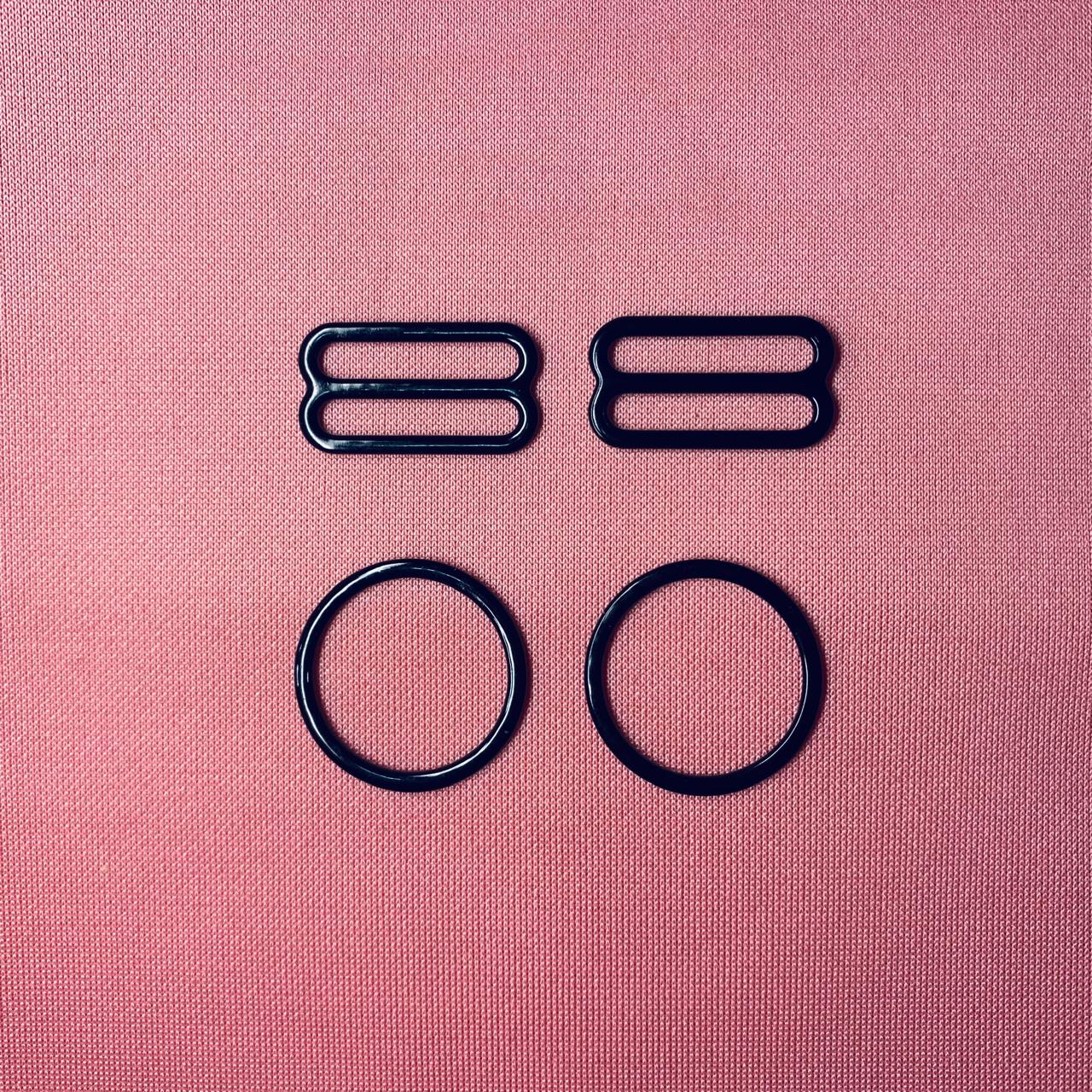 19mm Nylon Coated Rings and Sliders Sets