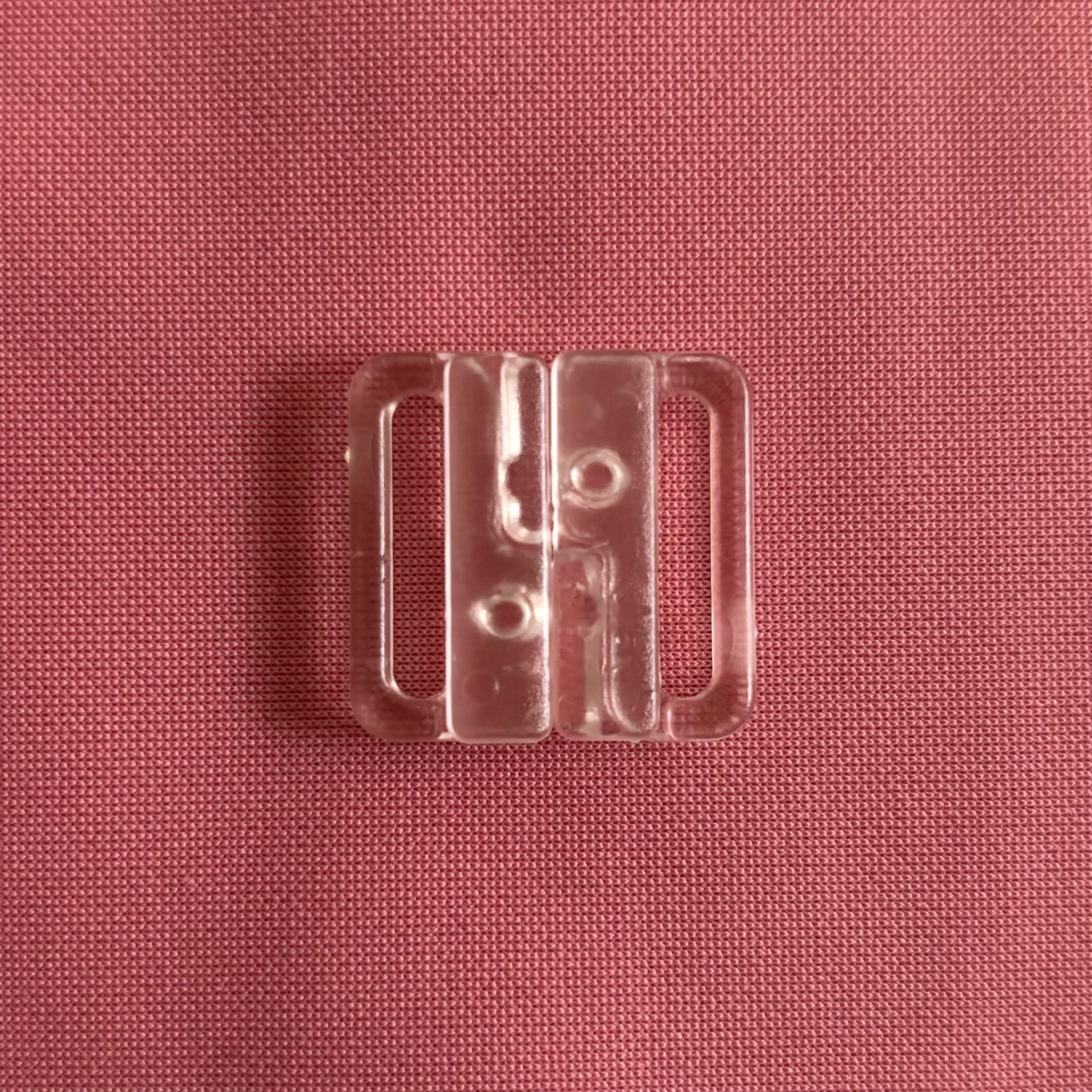 Bikini Clasps 20mm Clear