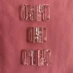 Bikini Clasps 20mm Clear