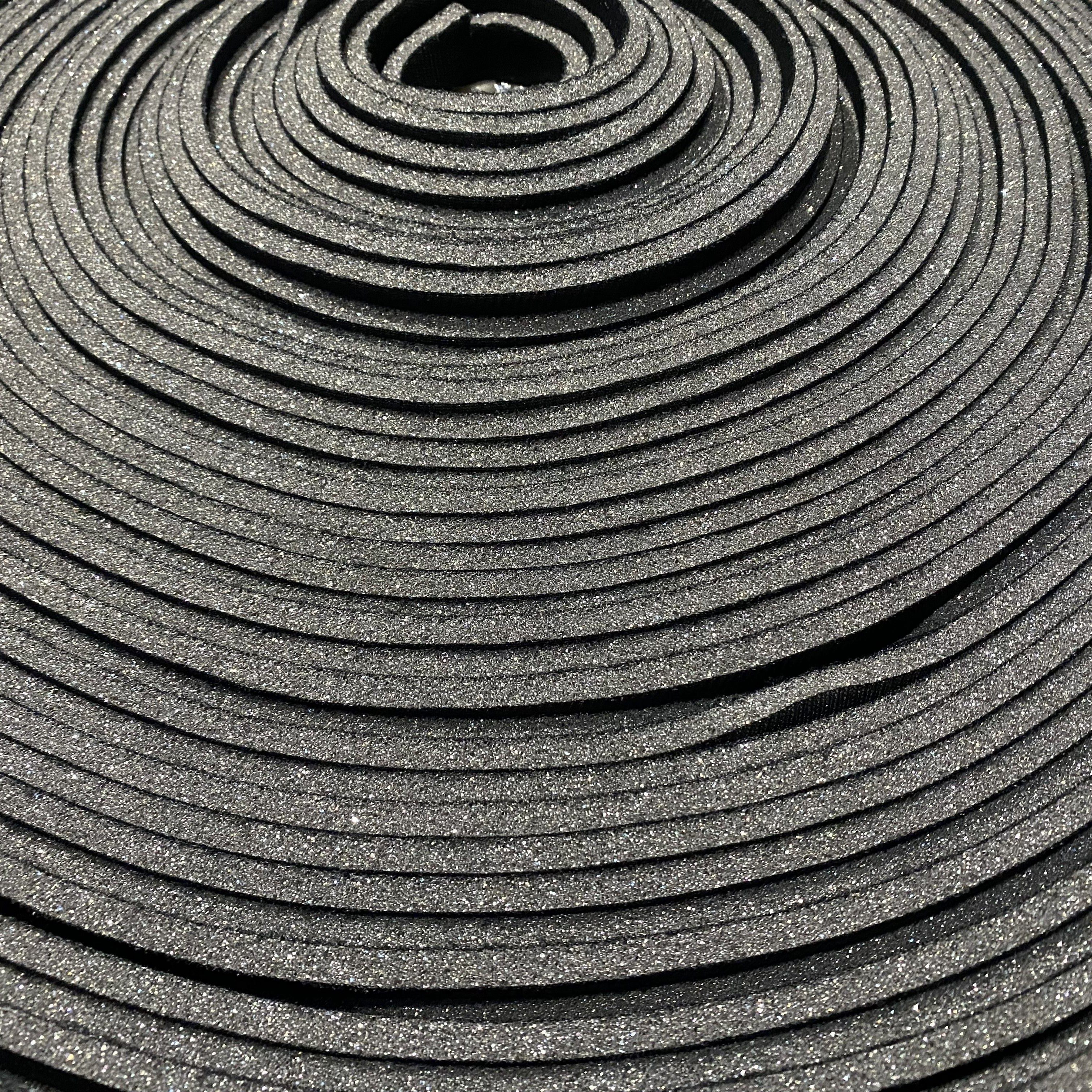 Laminated Foam - Cut and Sew Foam Black 5mm