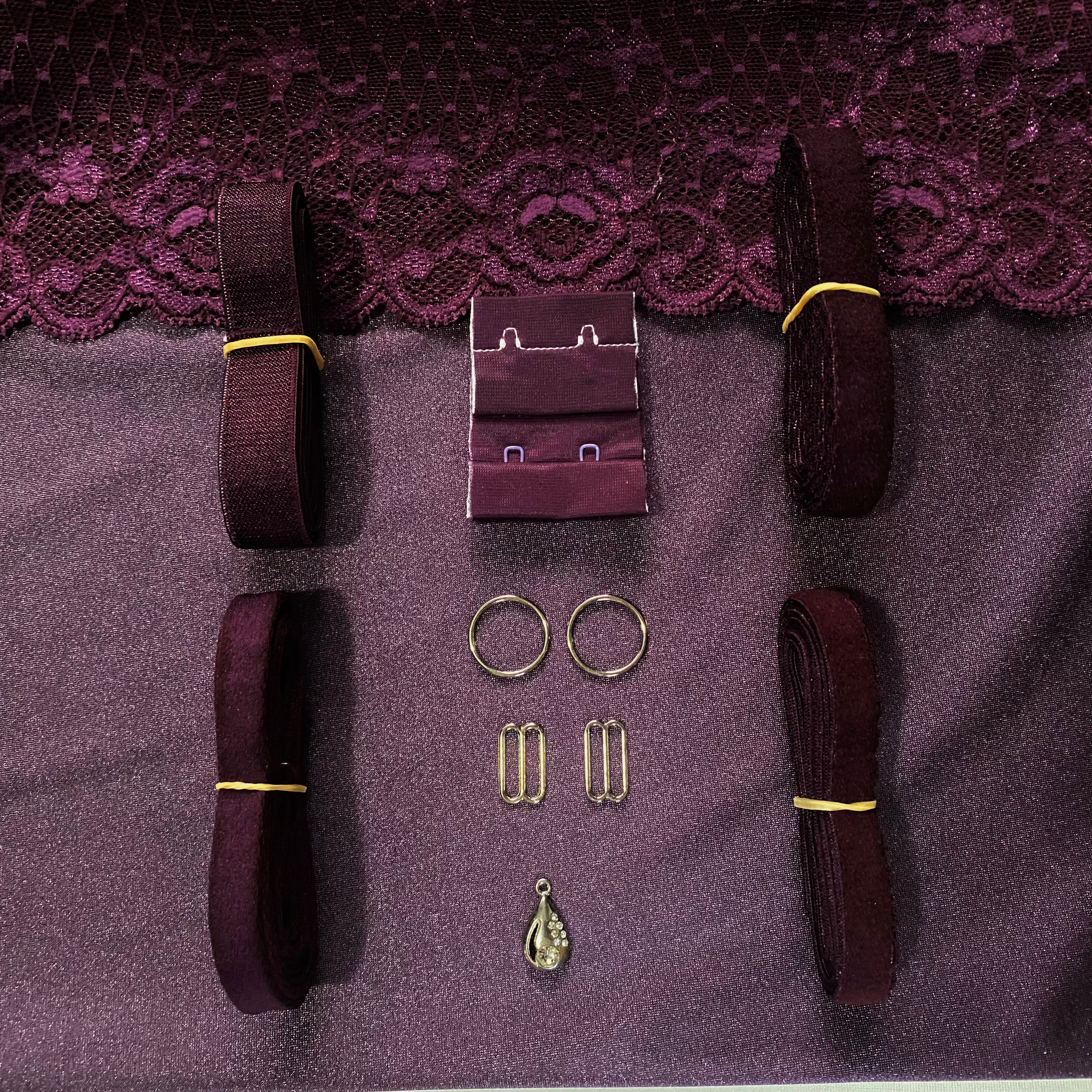 Bra Making Kit - Classic Lace Nightshade