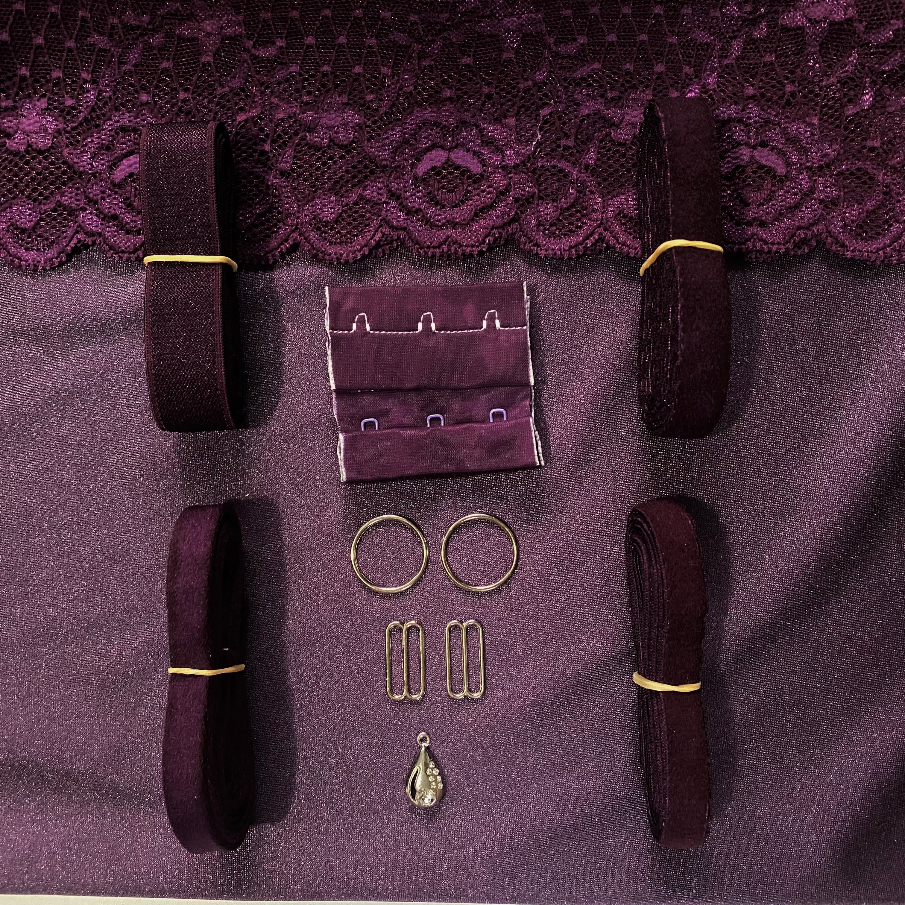 Bra Making Kit - Classic Lace Nightshade