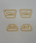 Breastfeeding clips beige 20mm