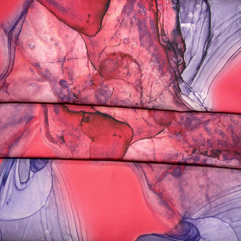 Scuba Cerise Pink Abstract