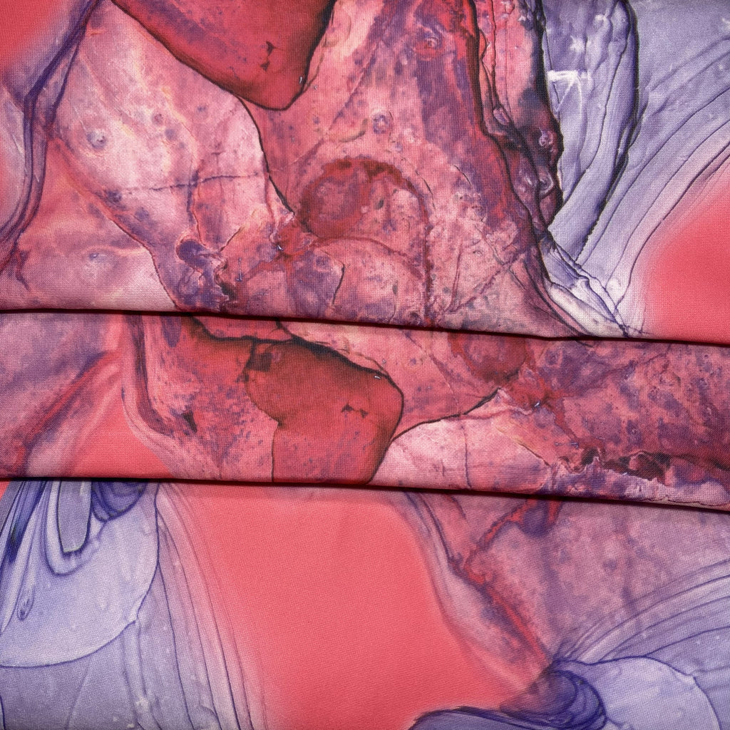 Scuba Cerise Pink Abstract