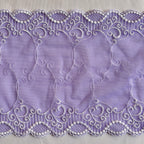 Embroidered Lace DNA White