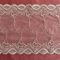 Embroidered Lace DNA White