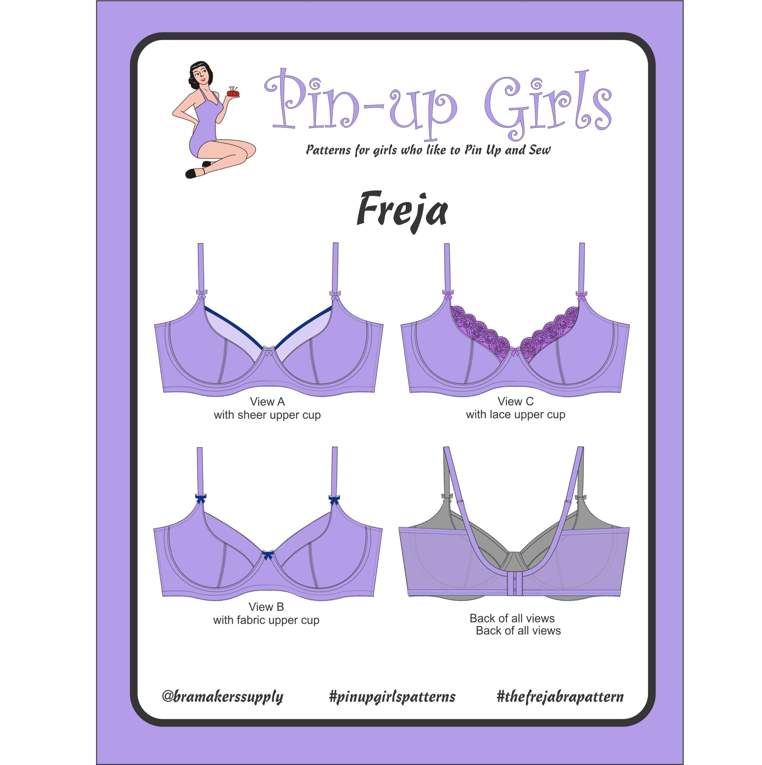 Freja Full Band Bra Pattern