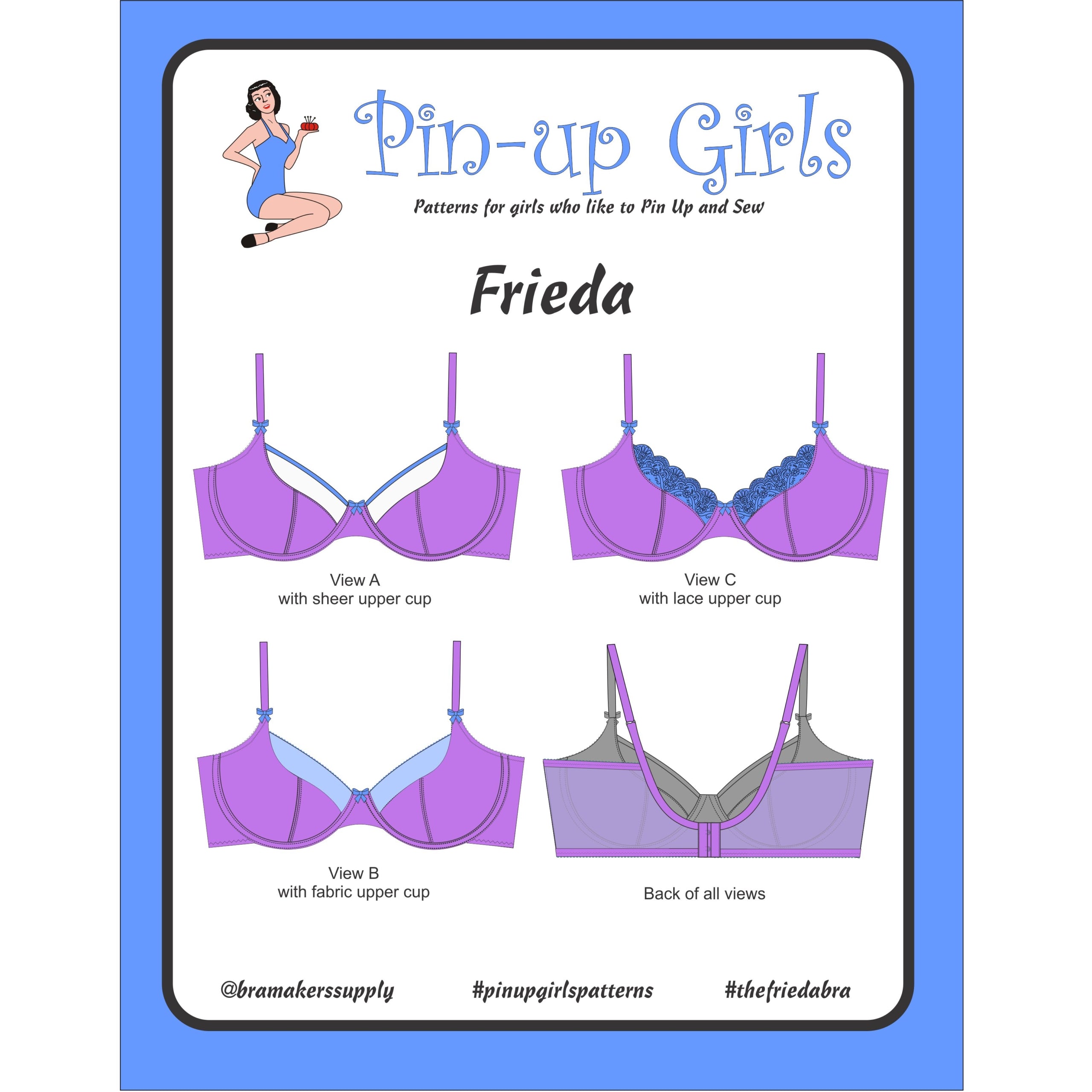 Frieda Partial Band Bra Pattern