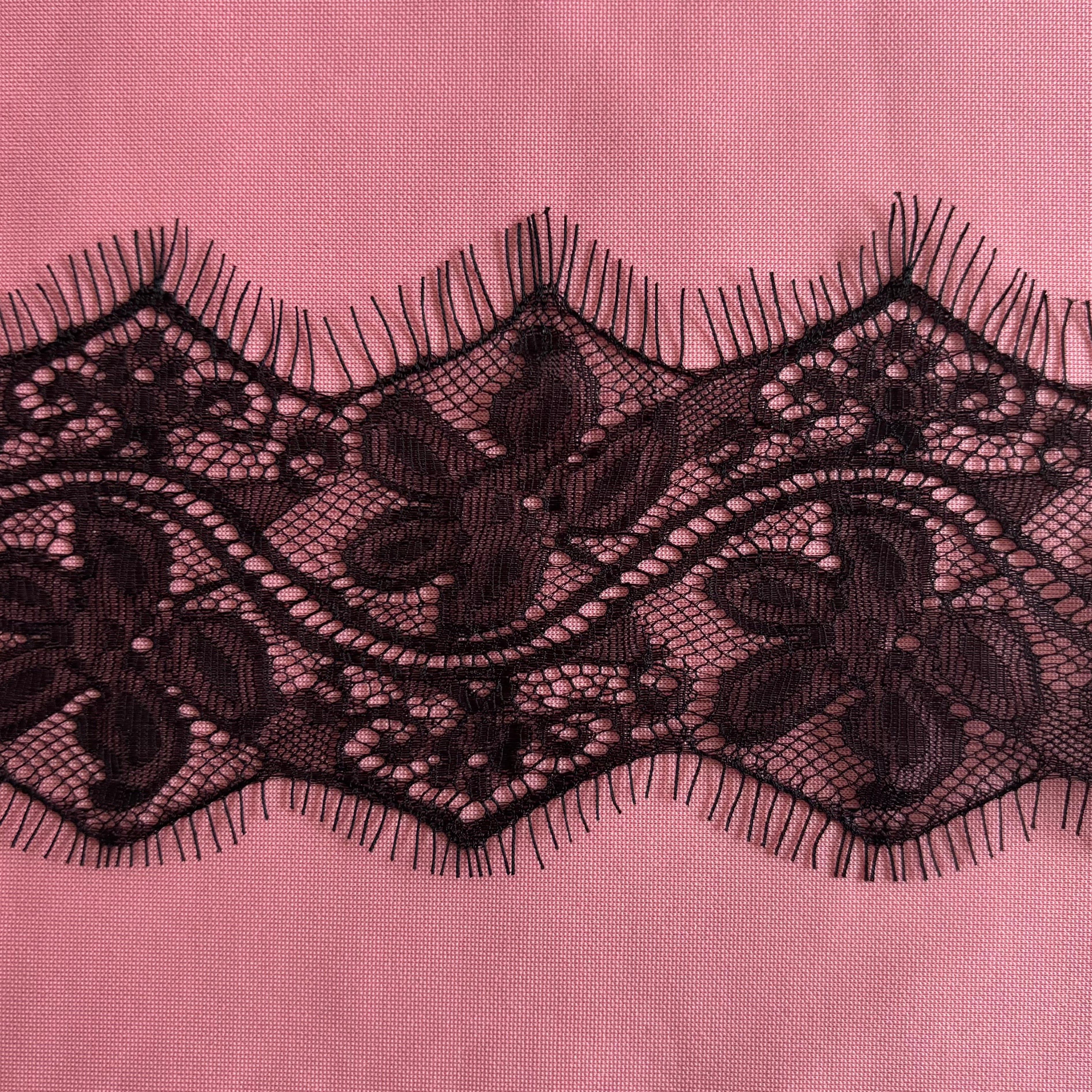 Eyelash Lace Black