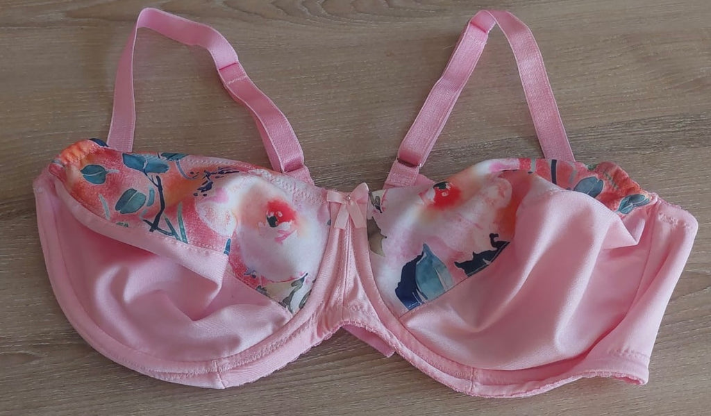 Scuba Pink Red Flowers