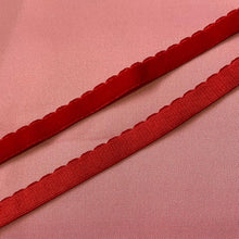 Scalloped Plush Elastic