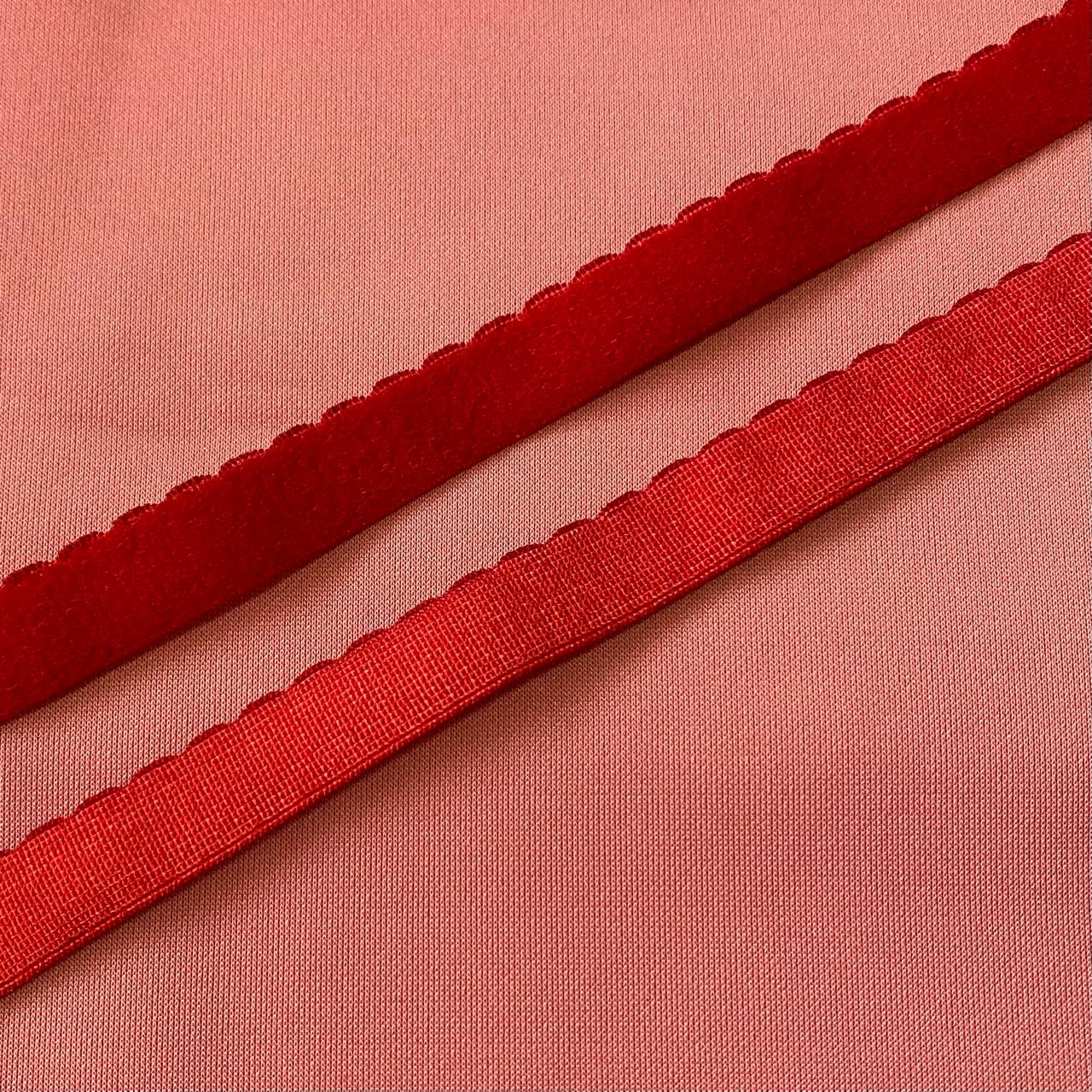 Scalloped Plush Elastic