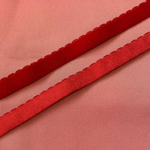 Scalloped Plush Elastic