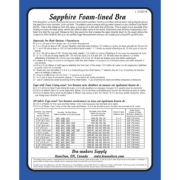 Sapphire Partial Band Bra Pattern