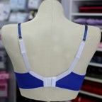 Pin-Up Girls Pattern Sapphire Partial Band Bra