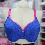 Pin-Up Girls Pattern Sapphire Partial Band Bra