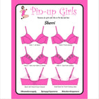 Pin-Up Girls Pattern Sherri Partial Band Front Closing Bra