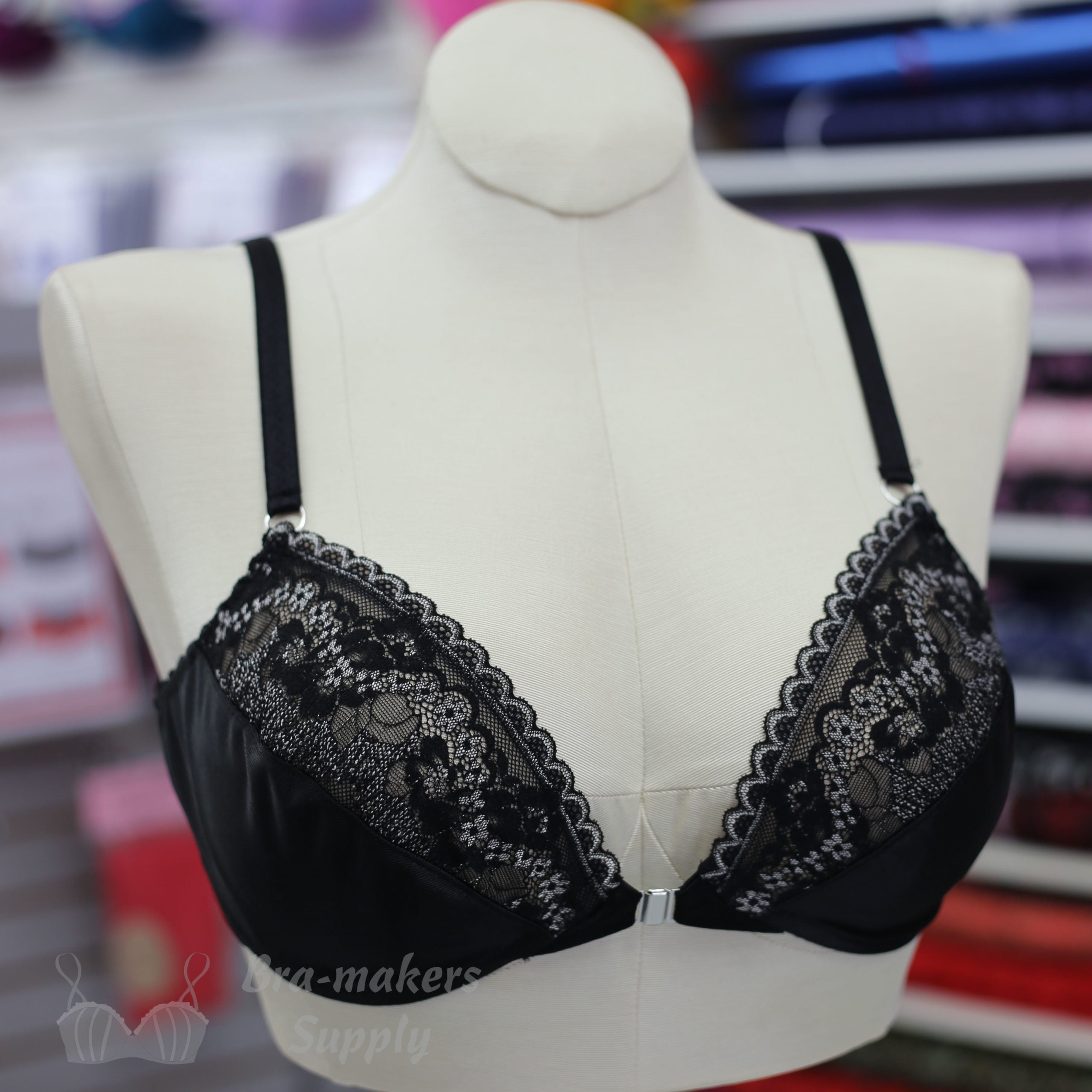 Sherri Partial Band Front Closing Bra Pattern