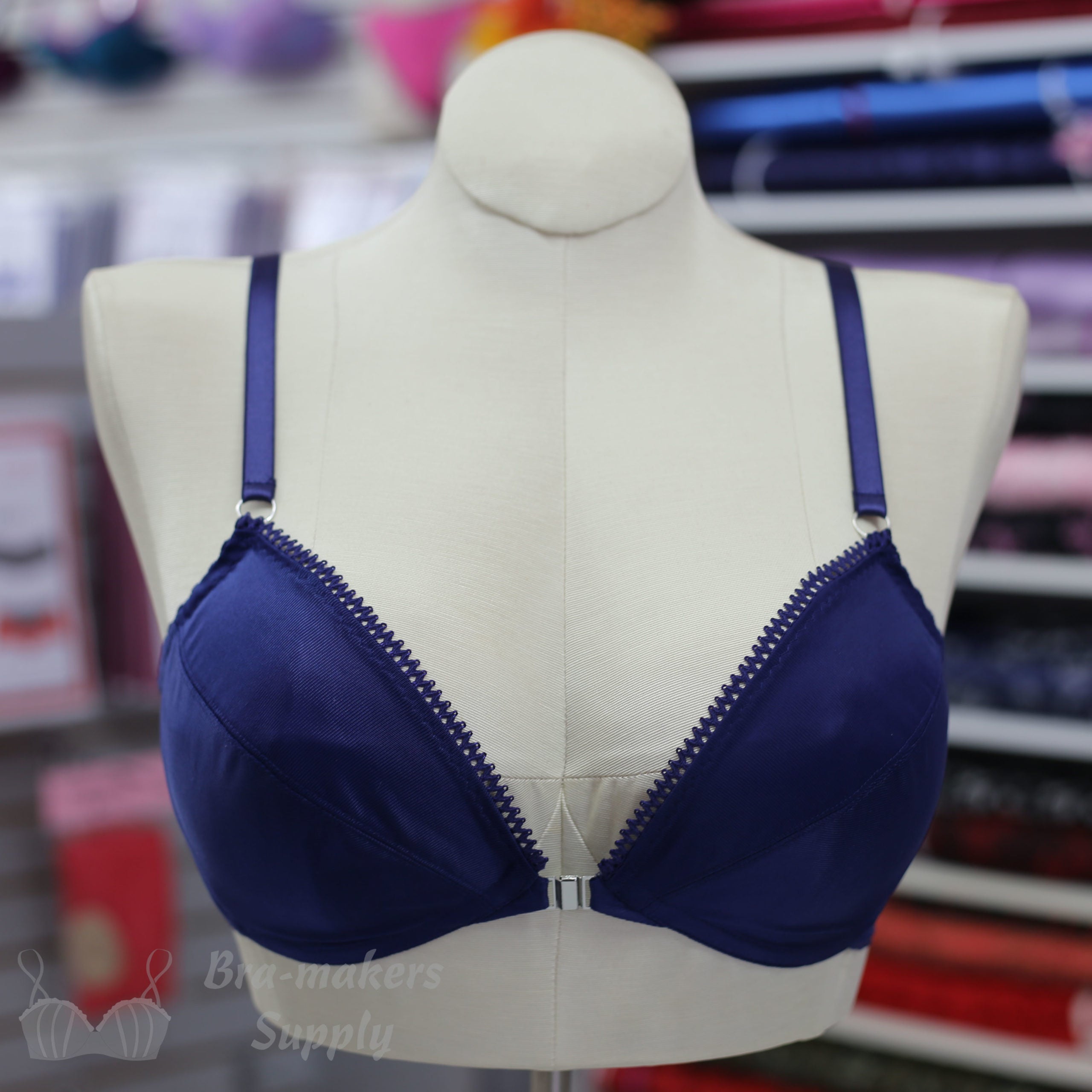 Sherri Partial Band Front Closing Bra Pattern