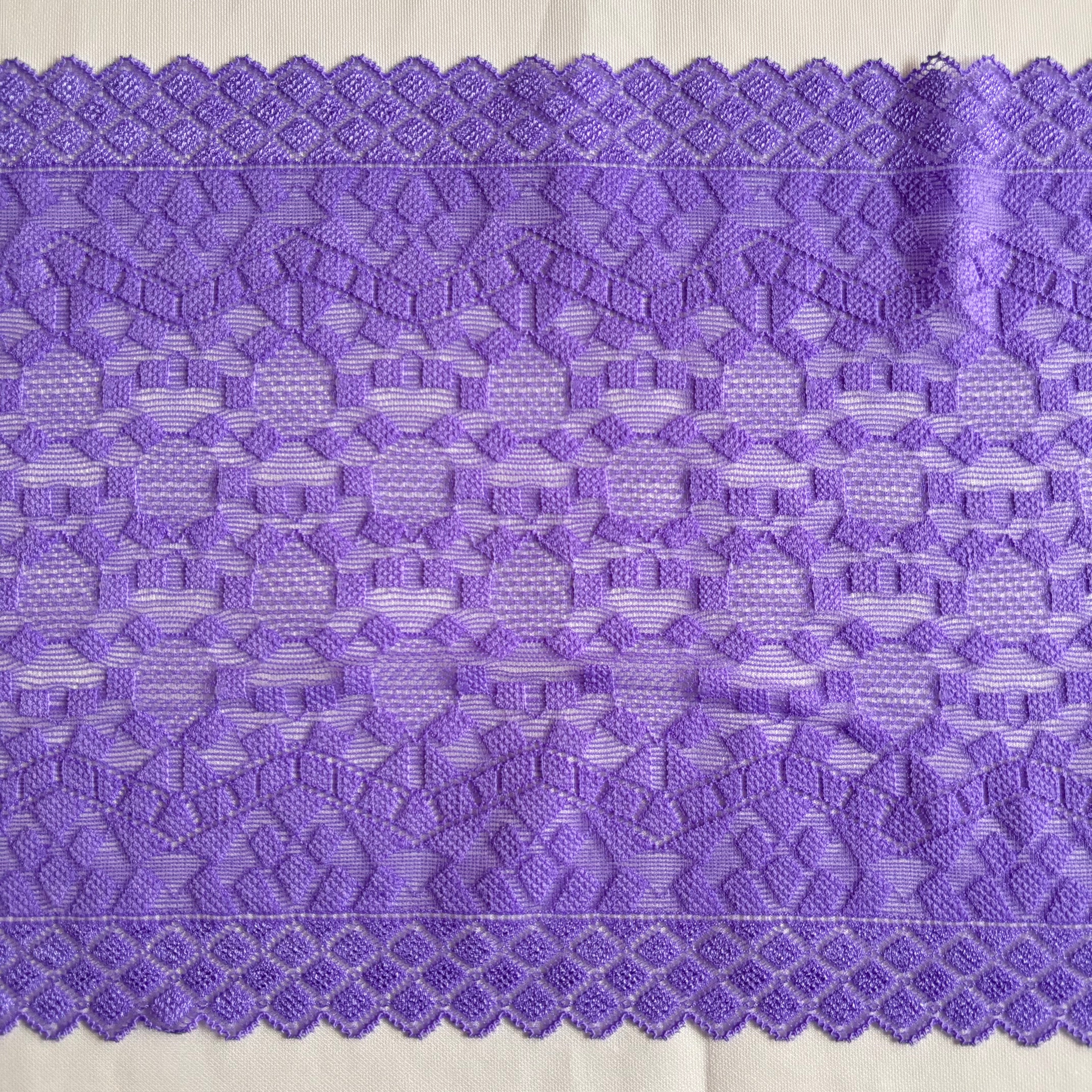 Stretch Lace Blocks Violet