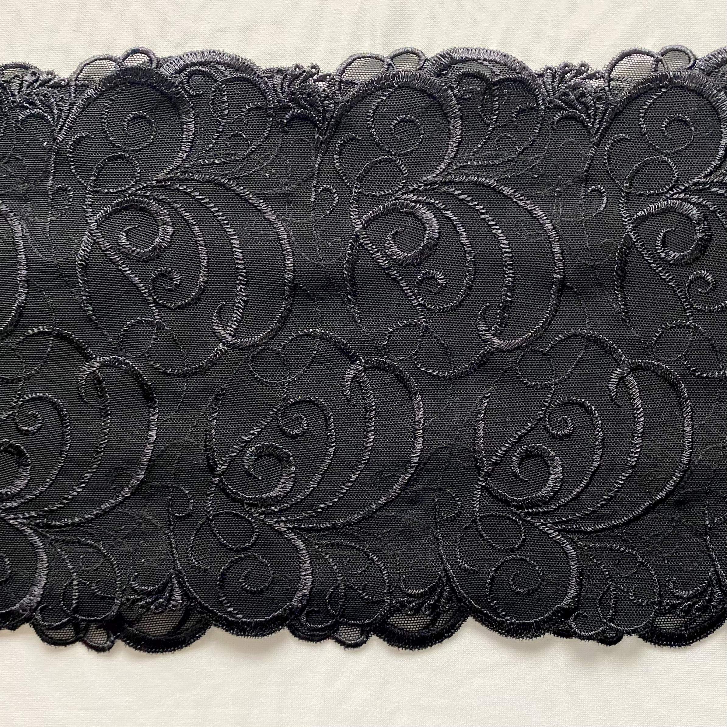 Stretch Lace Black 16,5cm