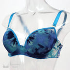 Pin-Up Girls Pattern T-Shirt Foam Cup Bra