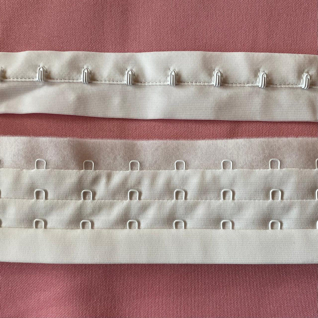 Hook and Eye Tape Per Running Meter - White