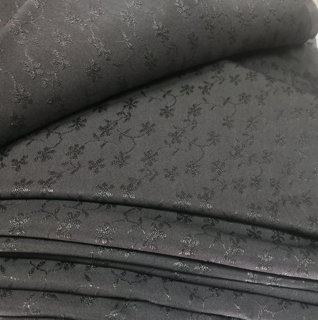 Laminated Non-Stretch Fabric Medium Grey/Charcoal