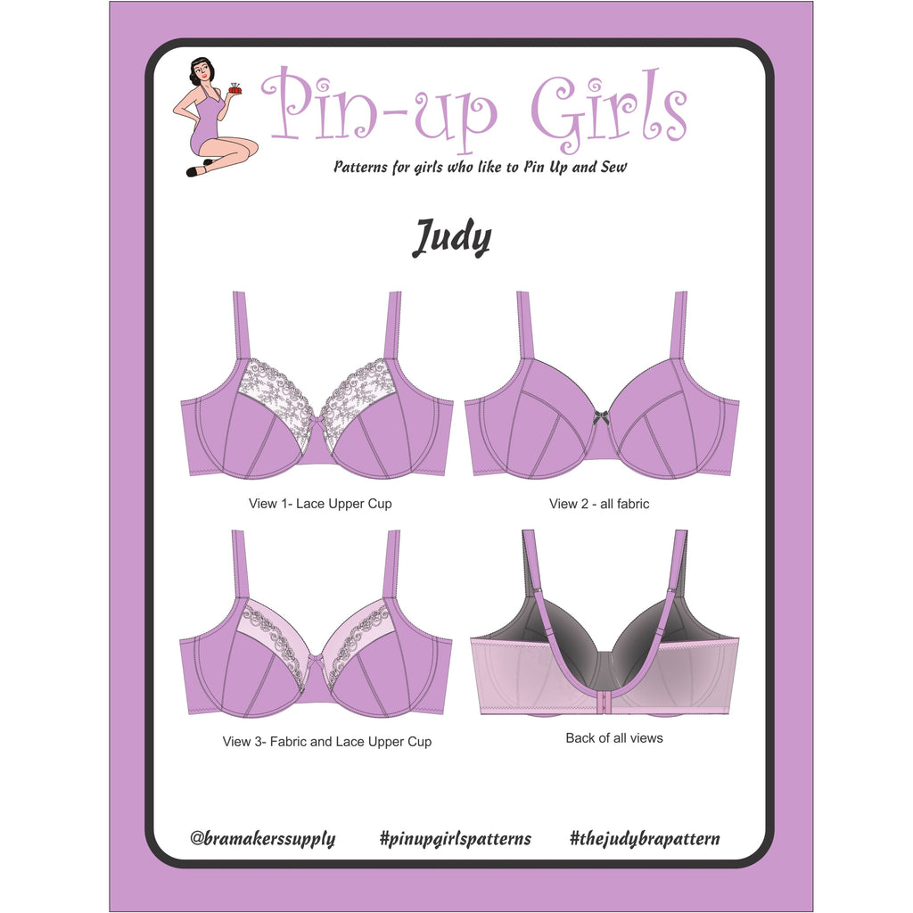 Judy Partial Band Bra Pattern