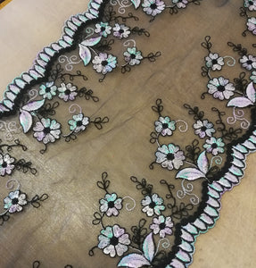 Mother of Pearl Embroidered Lace