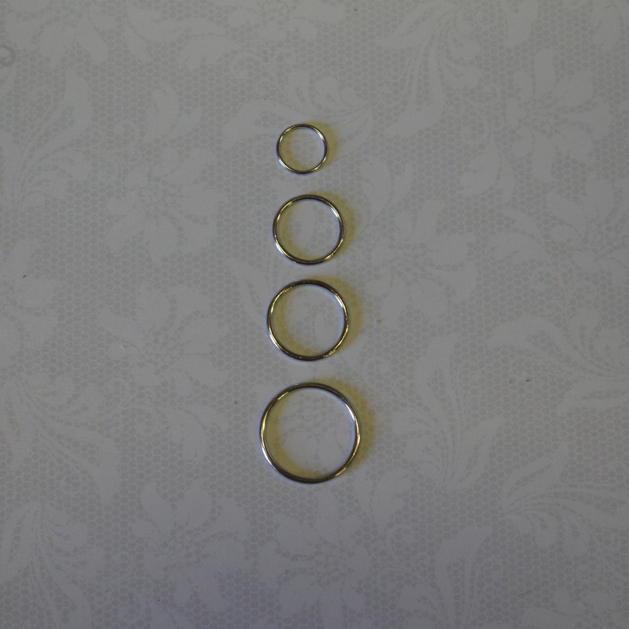 Silver Metal Alloy Rings