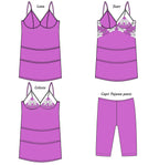 Pin-Up Girls Pattern Starry Nights Day-Night Collection