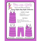 Pin-Up Girls Pattern Starry Nights Day-Night Collection