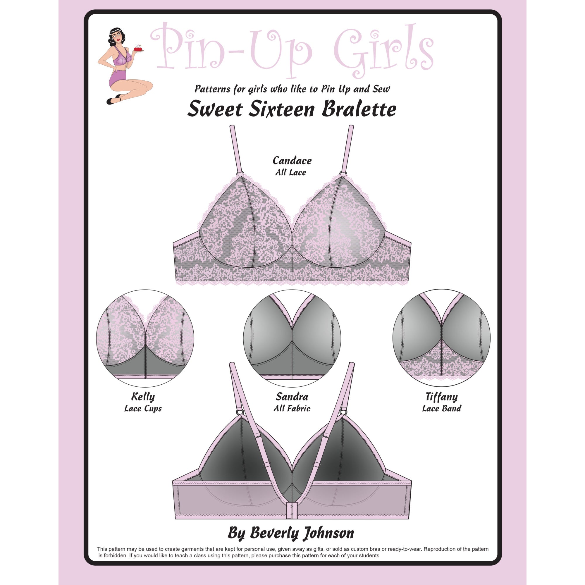 Sweet Sixteen Bralette Pattern Collection