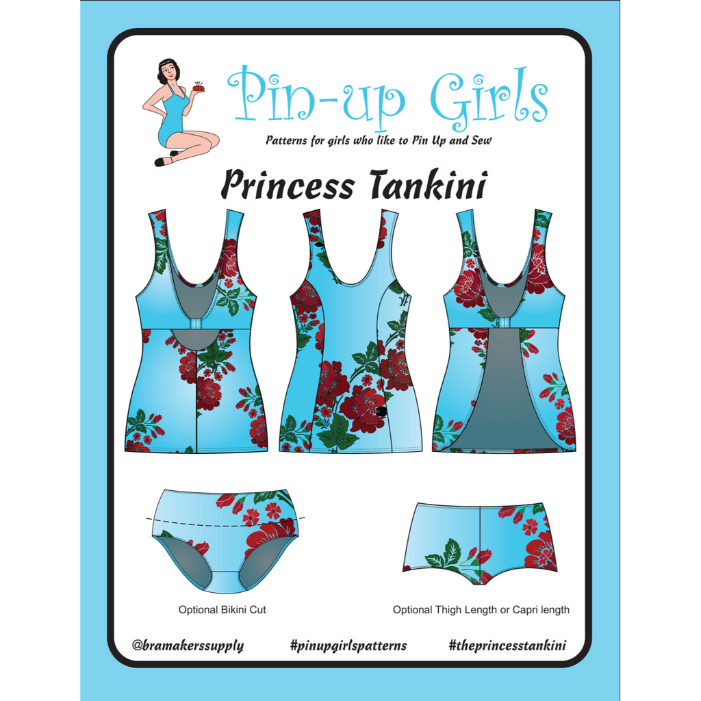 Princess Tankini Swimsuit Pattern