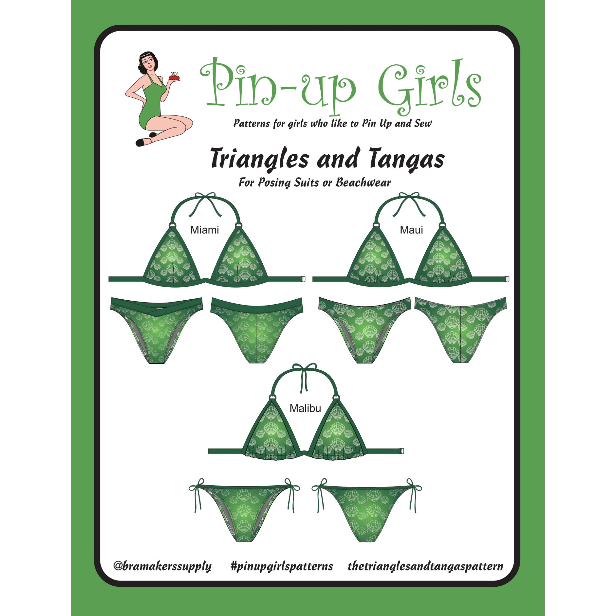 Triangles Tangas Bikini Patterns