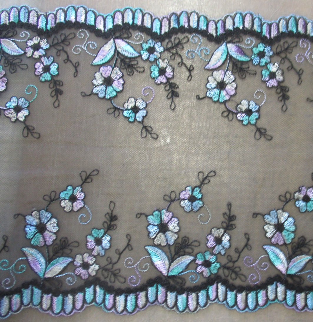Mother of Pearl Embroidered Lace